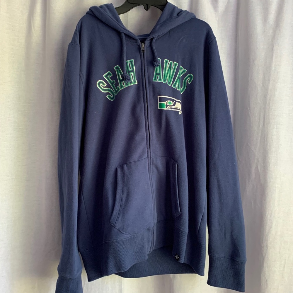 seattle seahawks zip up with hood